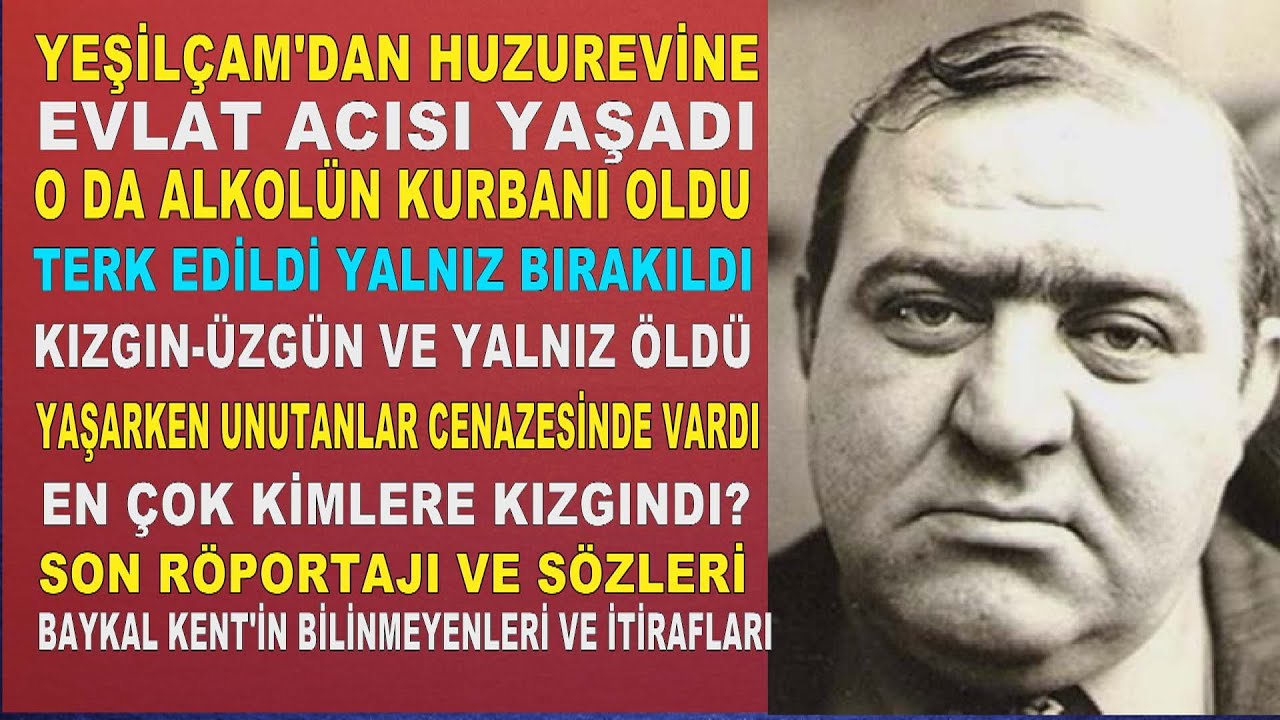 Yeşil&ccedil;am'ın Sempatik Y&uuml;z&uuml; Baykal Kent'in Acı Sonu...Oğlunu Kaybetti Huzurevinde Vefat Etti...