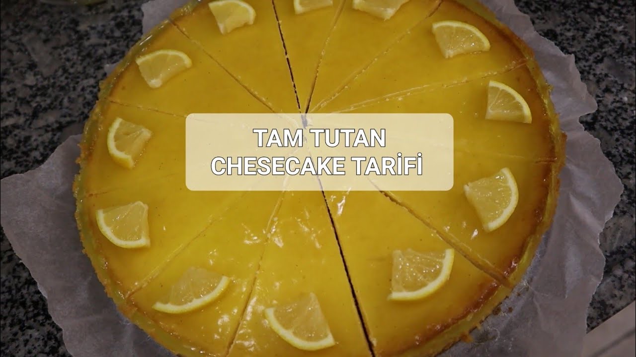 TOPLANIN TAM TUTAN CHESEECAKE TARİFİ VERİYORUM !
