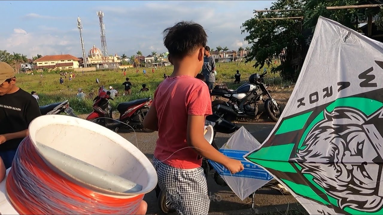 Adu layangan warok pakai gelasan jarot joker p sambitan turu dek
