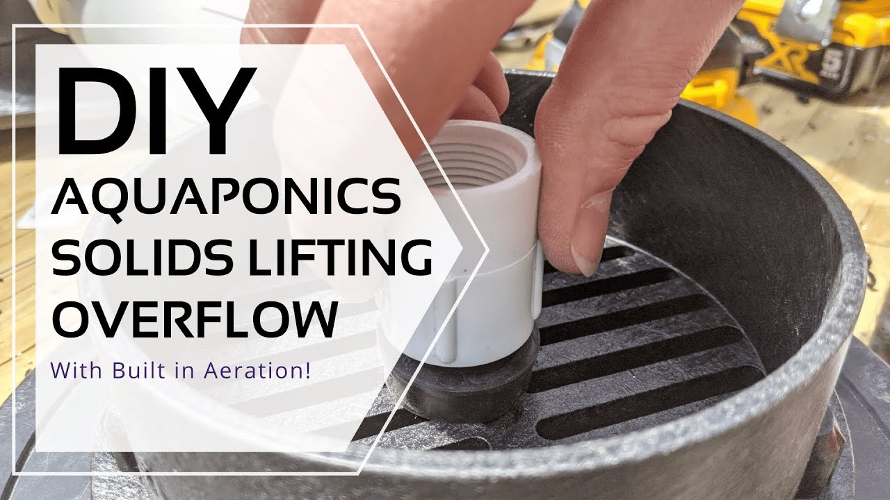DIY Solids Lifting Overflow with Aeration   HD 1080p