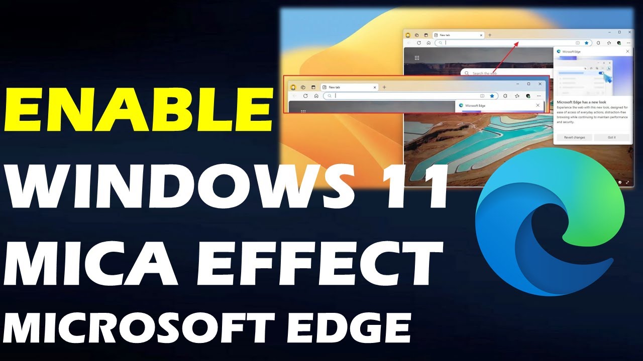 How to Enable Windows 11 Mica Effect in Microsoft Edge