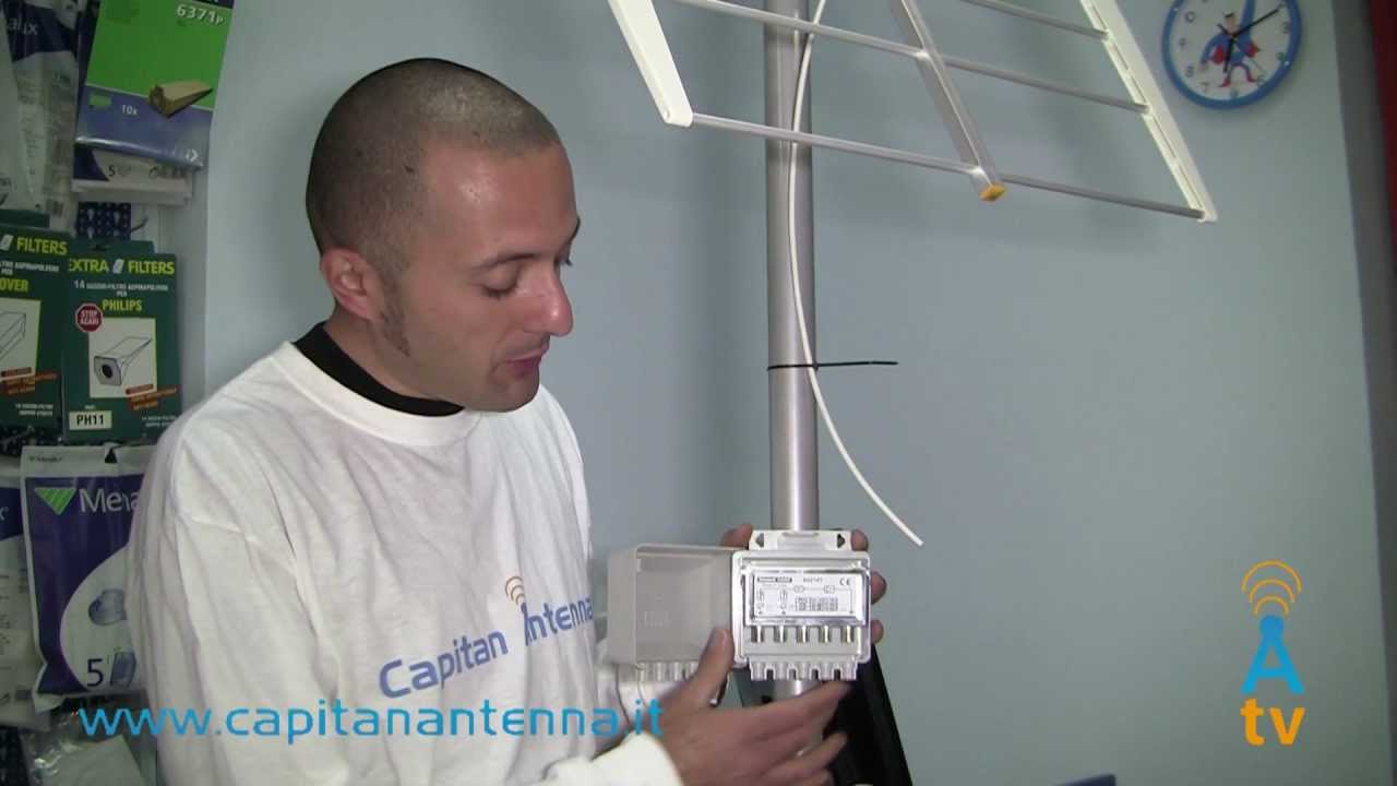 Come collegare l'amplificatore antenna TV - parte 1