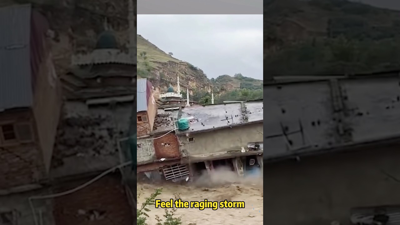 Feel the power of the raging storm#heavyrain #heavyraining #rainsounds #rainrain