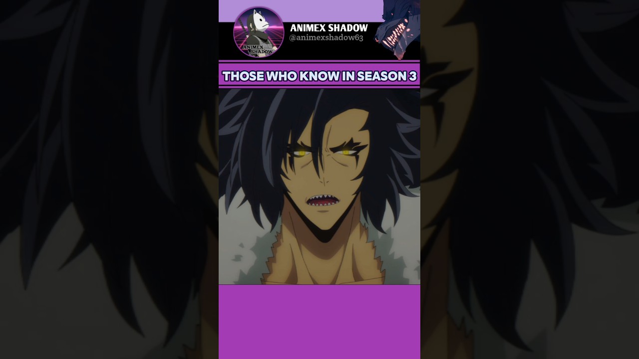 solo leveling season 3 trailer ☠️ #sololeveling #monarch #sungjinwoo #anime