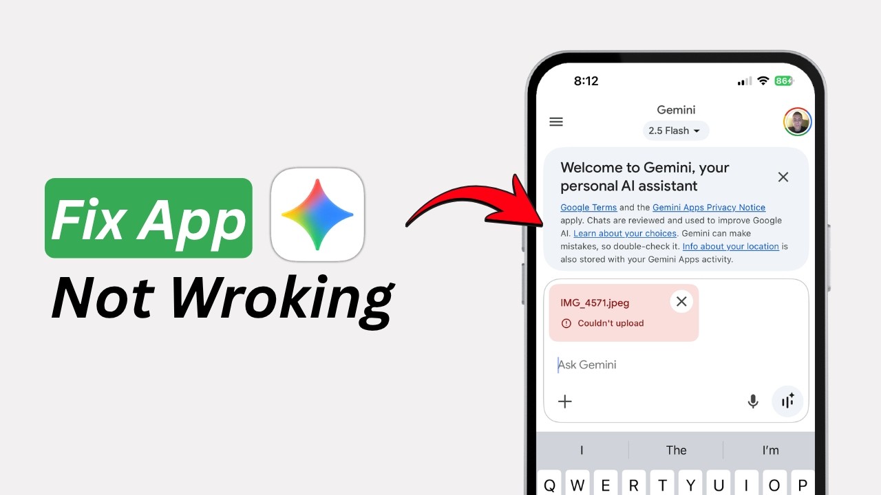 Как исправить ошибку в приложении Gemini | Google Gemini не работает