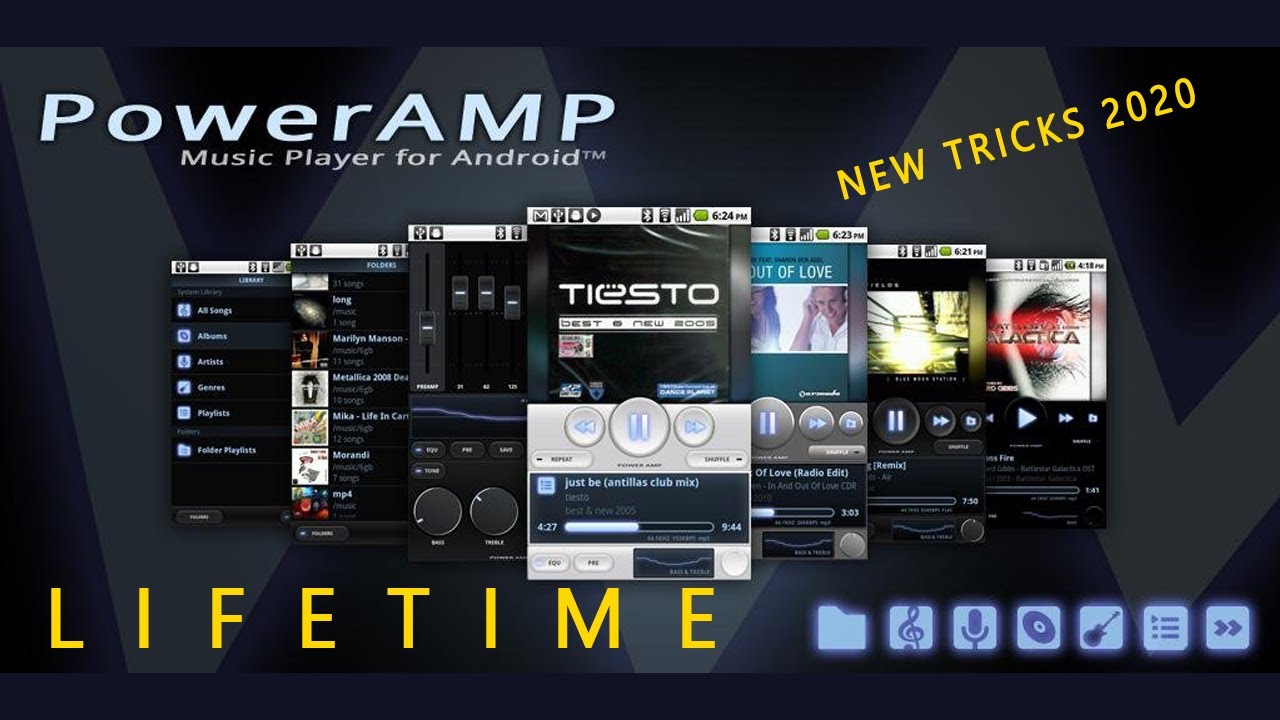 How to use poweramp lifetime for all android device | 100% work | NO ROOT| NEW TRICKS 2020