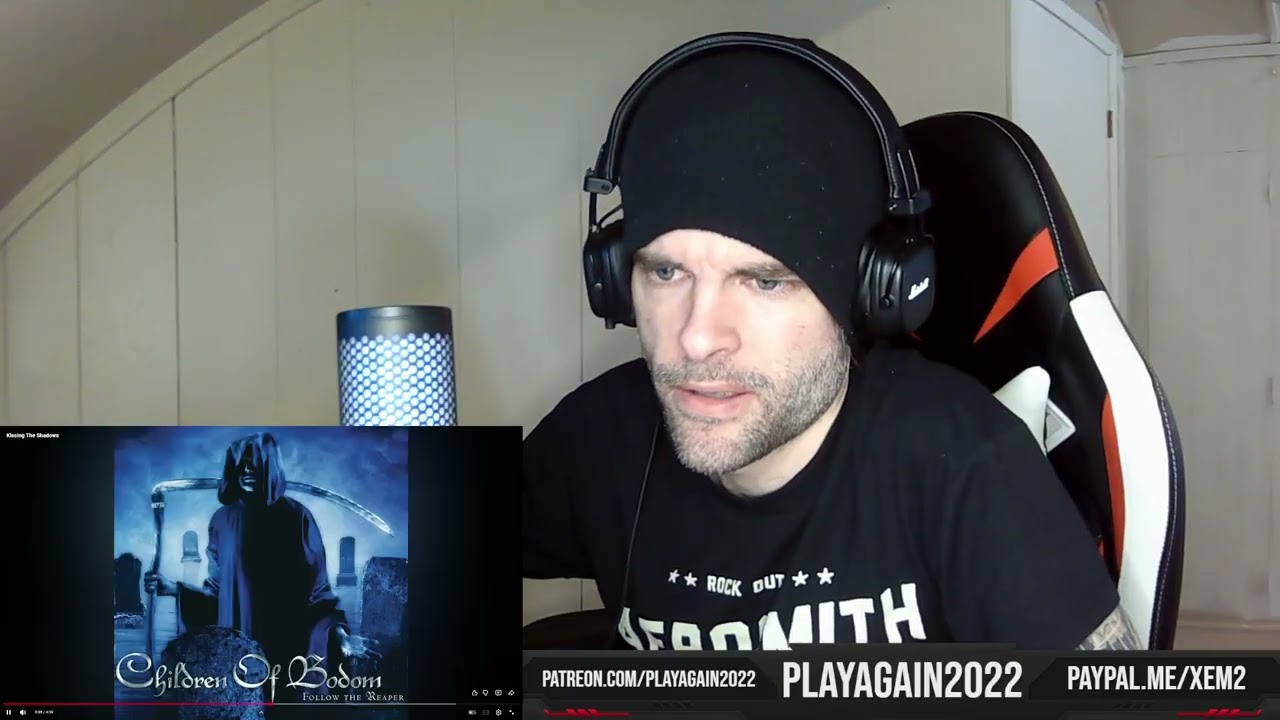 Children Of Bodom - Kissing The Shadows (First Time Reaction)