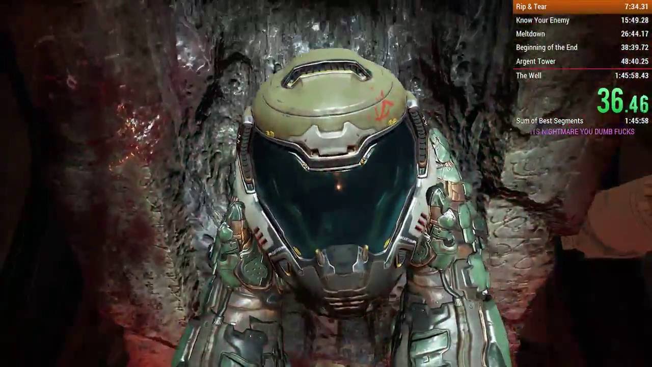 DOOM (Nightmare) Speedrun in 1:41:45