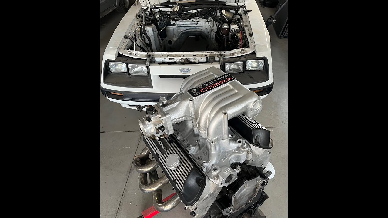 1986 Foxbody Mustang Build Pt 6 ( Cobra Upper & Lower Intake )