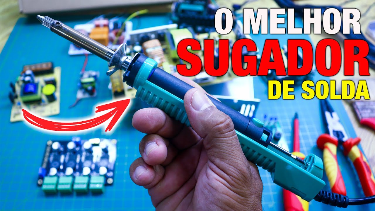 O melhor Ferro Sugador e Dessoldador de Placas.