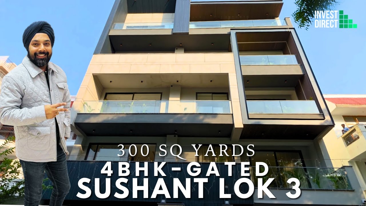 4BHK Builder Floor in Sushant Lok 3 Next to M3M Paragon Mall!