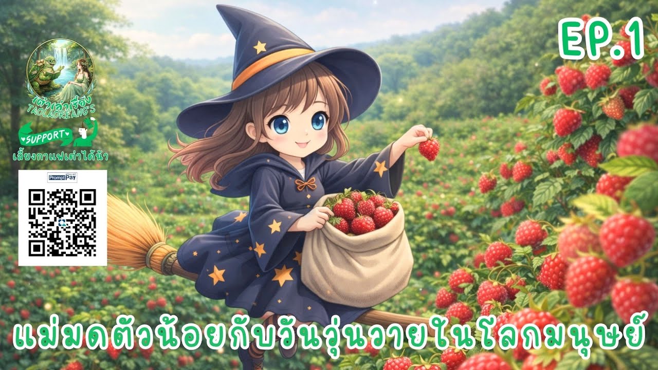 แม่มดตัวน้อยกับวันวุ่นวายในโลกมนุษย์ EP.1 | #นิยายเสียงจีน #เล่านิยาย