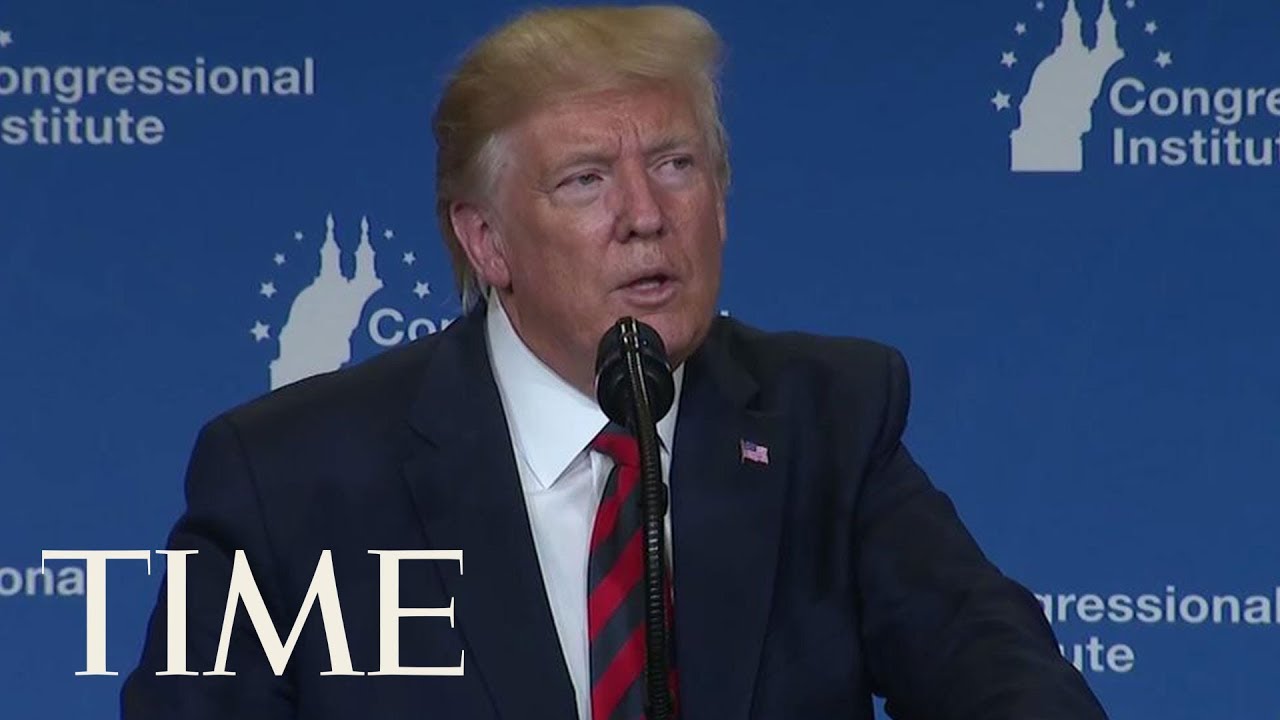 President Trump Made A Live Speech During The Democratic Debate, The Networks Didn't Bite | TIME