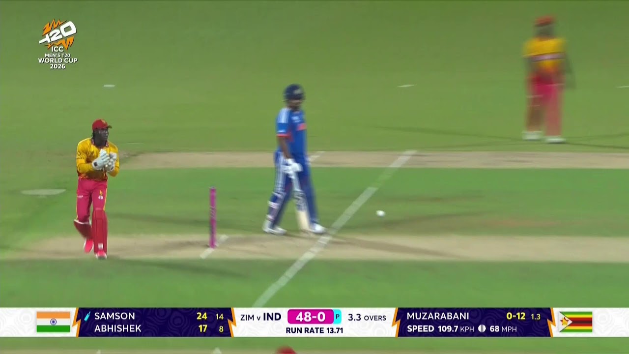 ICC Men's T20 World Cup 2026: India vs Zimbabwe (English)