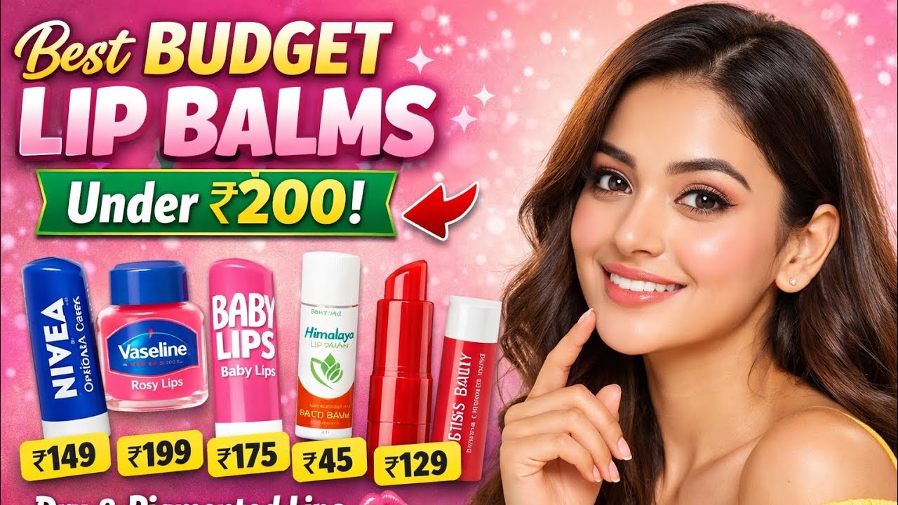 Best Budget Lip Balms Under 200.Dry & Pigmented Lips Ke Liye Best💋