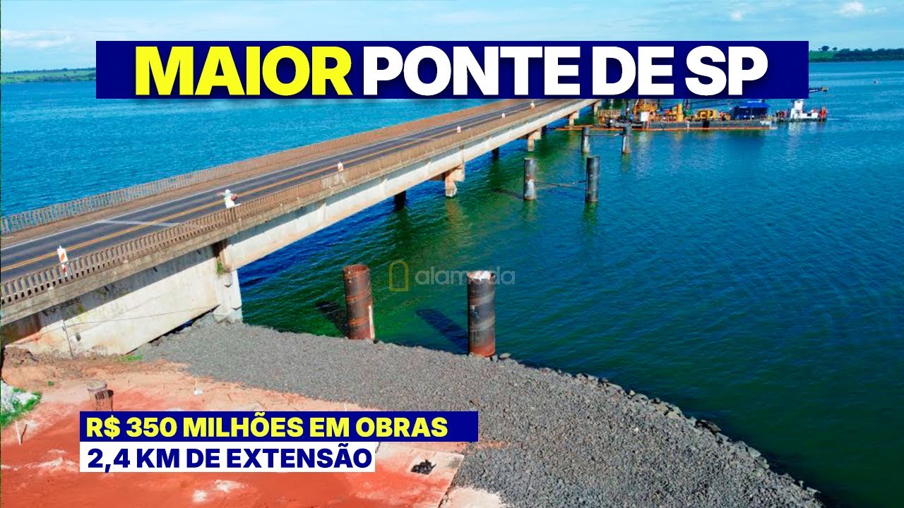 A MAIOR PONTE DE SÃO PAULO ESTÁ SENDO DUPLICADA! | R$ 350 Milhões em Obras no Rio Tietê