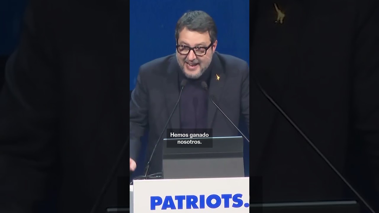Matteo Salvini, en la Cumbre Patriots: 