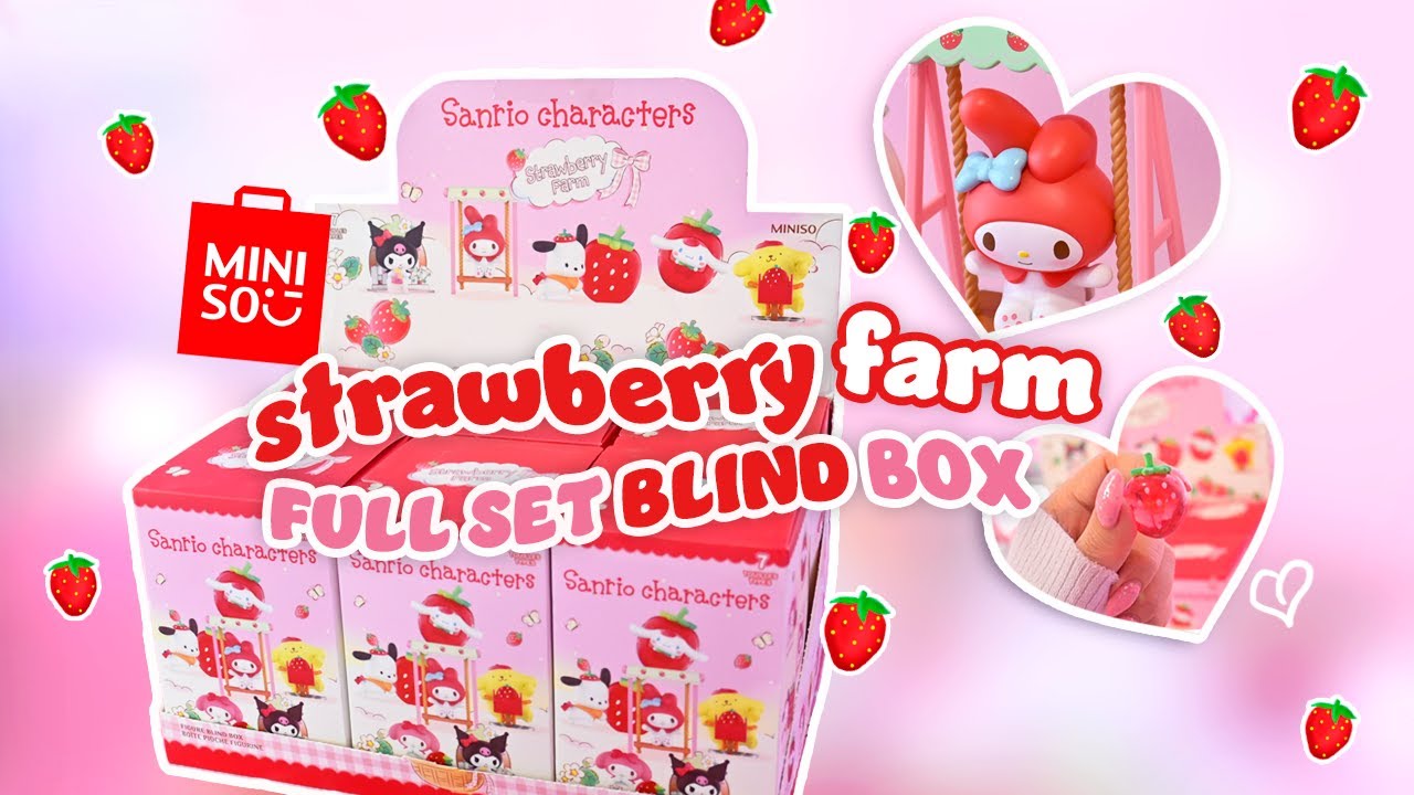 Sanrio Strawberry Farm Blind Box FULL SET UNBOXING
