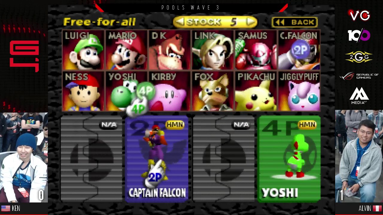 G4 - Pools - Liquid` Ken Vs. Alvin - SSB64