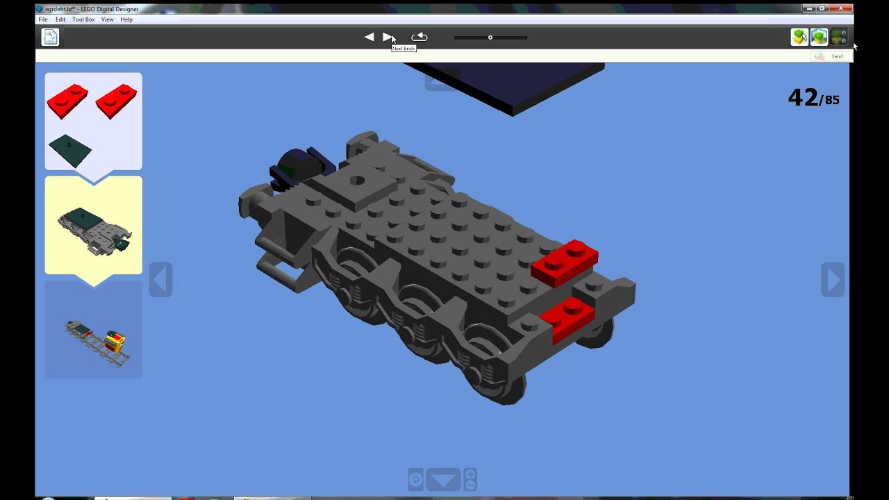 lego unstoppable diesel loco.wmv