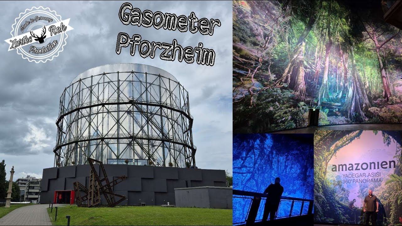 Gasometer Pforzheim: Hier ist der Amazonas-Regenwald eingezogen. Kein Gaslager mehr. #ausflugstipps