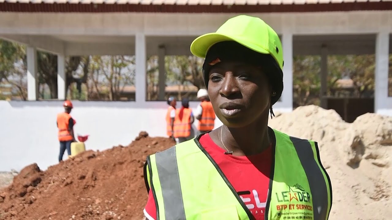Djeneba, une virtuose de la peinture en bâtiment