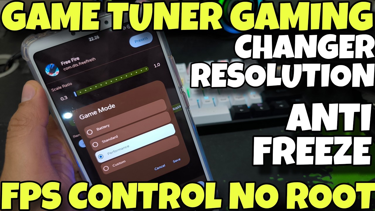 🔥 GAME TUNER ANDROID! Cara Control FPS Stabil Tanpa Frame Drop di Semua HP 🚀