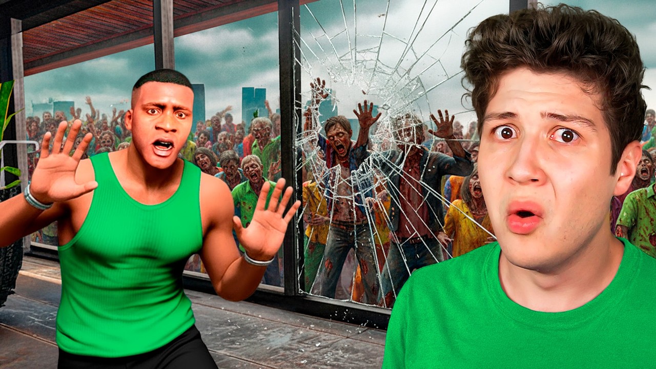 Los ZOMBIES DESTRUYEN la CASA de FRANKLIN en GTA 5! 🏡🧟&zwj;♂️ (Mods)