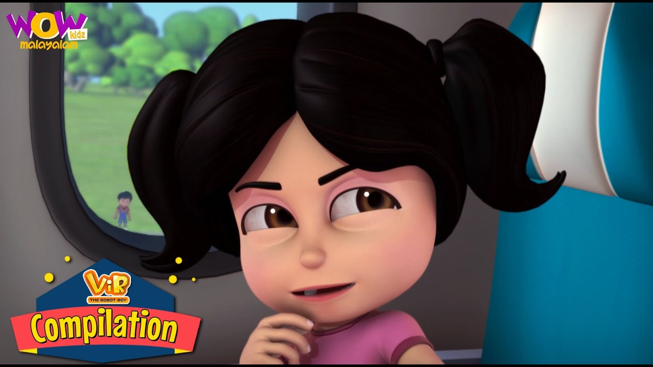 സൂപ്പർഹീറോ വീർ | Vir The Robot Boy | Compilation 36 | Best malayalam story | Cartoon