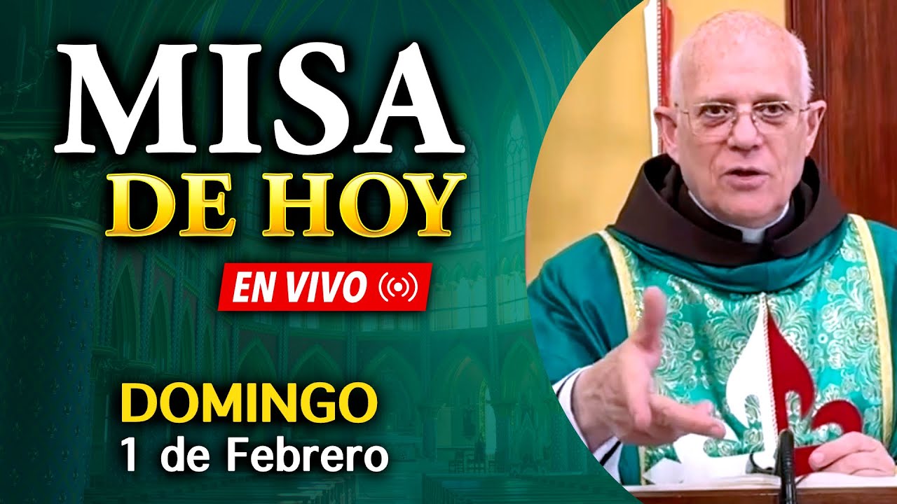 SANTA MISA de HOY - Domingo 1 de febrero 2026 -  EN VIVO