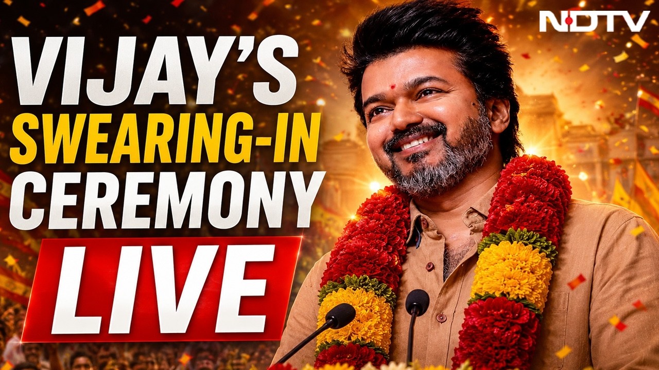Vijay Thalapathy LIVE | TVK Vijay Takes Oath | Tamil Nadu | Vijay News | Swearing-In Day
