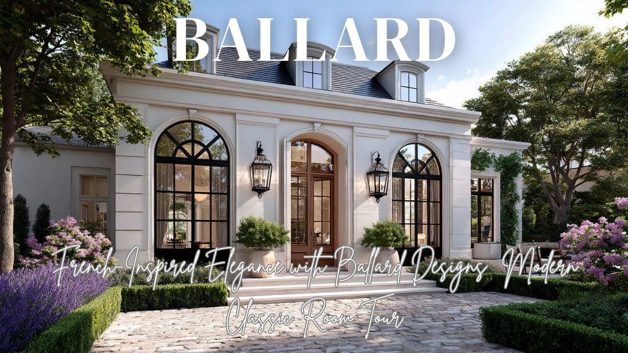 French-Inspired Elegance with Ballard Designs | Modern Classic Room Tour