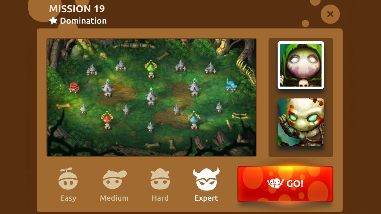 Mission 19 | Episode 2 | Walkthrough Campaign | Mushroom Wars 2
