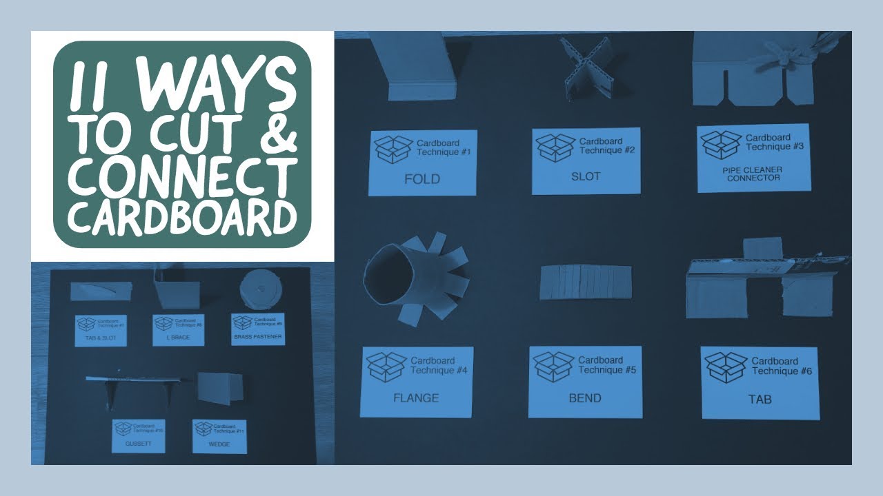11 Ways to Connect and Cut Cardboard
