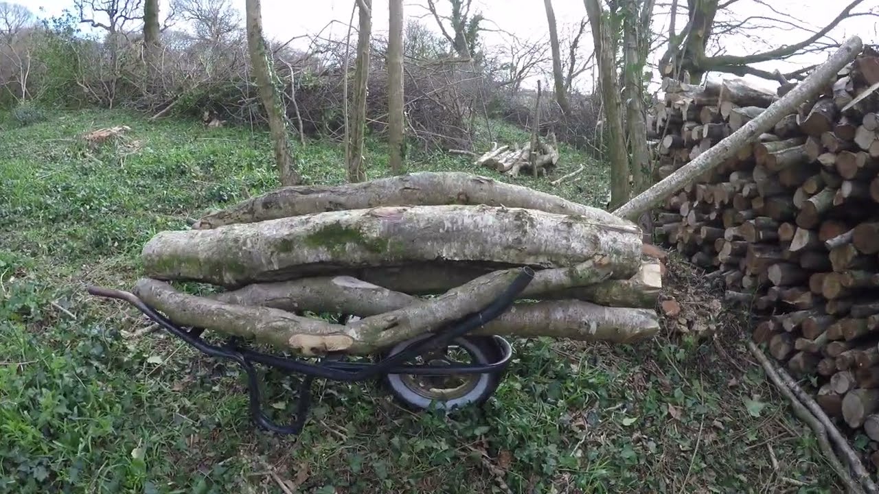 Cordwood 'Mule' How I Move Firewood Out Of The Coppice