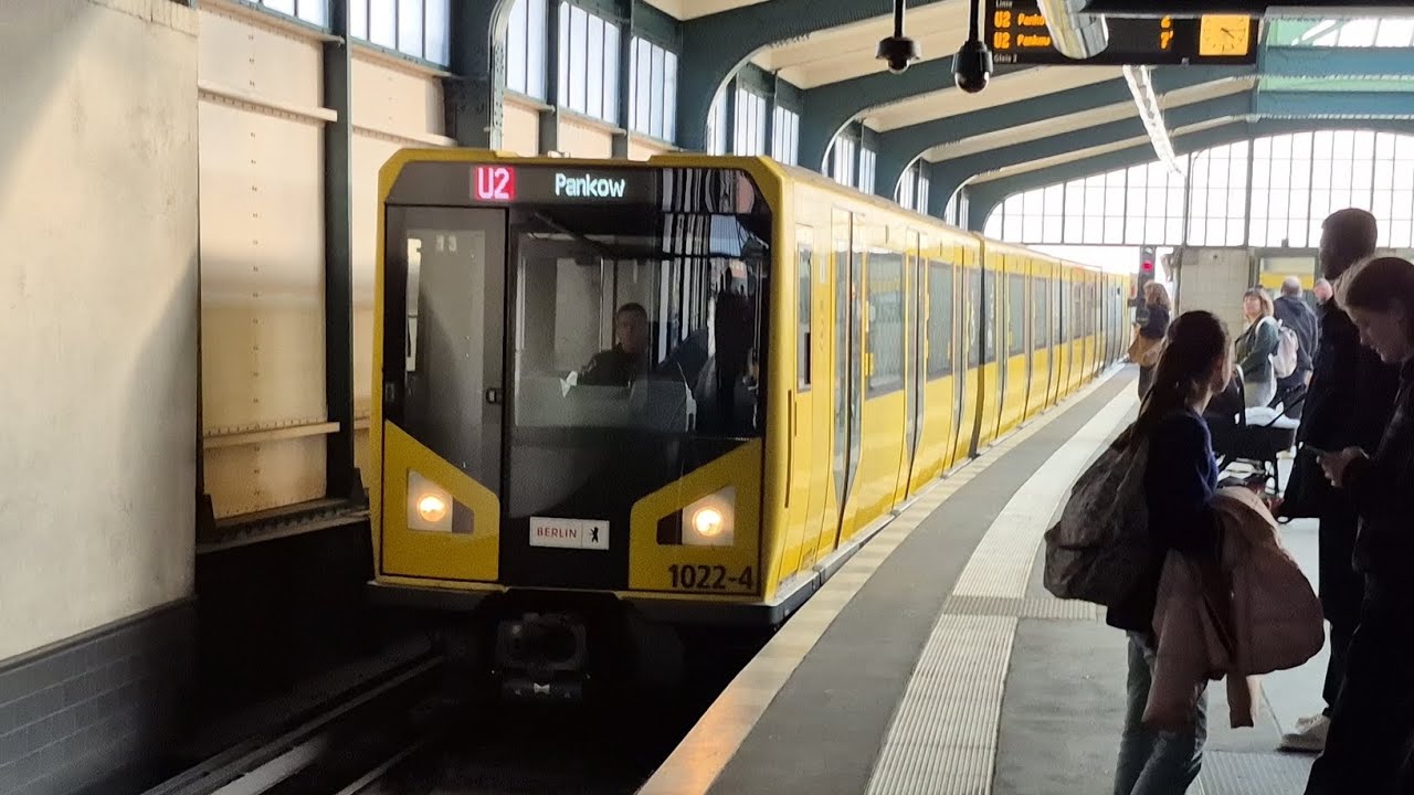 U-Bahn Berlin | Mitfahrt in der U2 von Gleisdreieck bis Pankow im HK06 1022-1