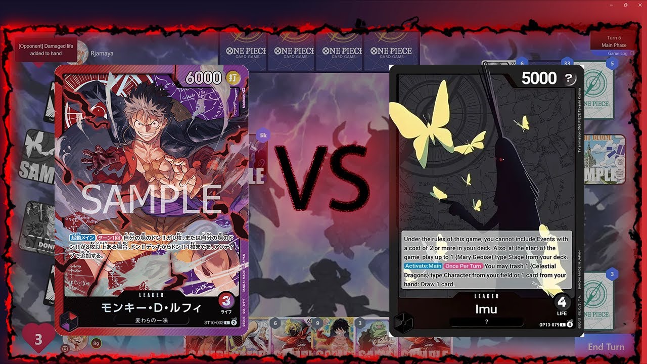 OPTCG-PROJECT RAFTEL - RED PURPLE LUFFY