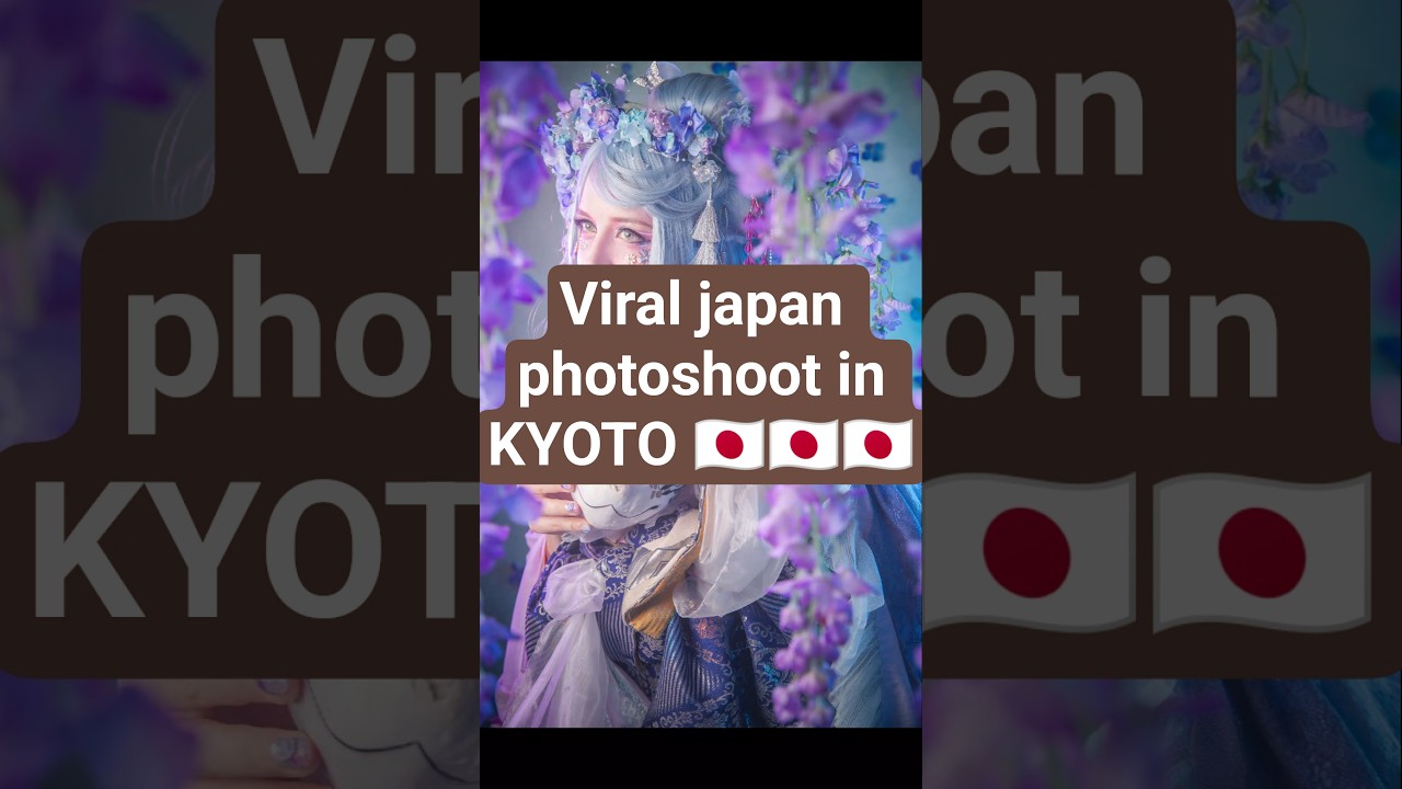 Doing the viral photoshoot in Japan KYOTO #kyoto #japan #photoshoot #tokyo #studiokokoro