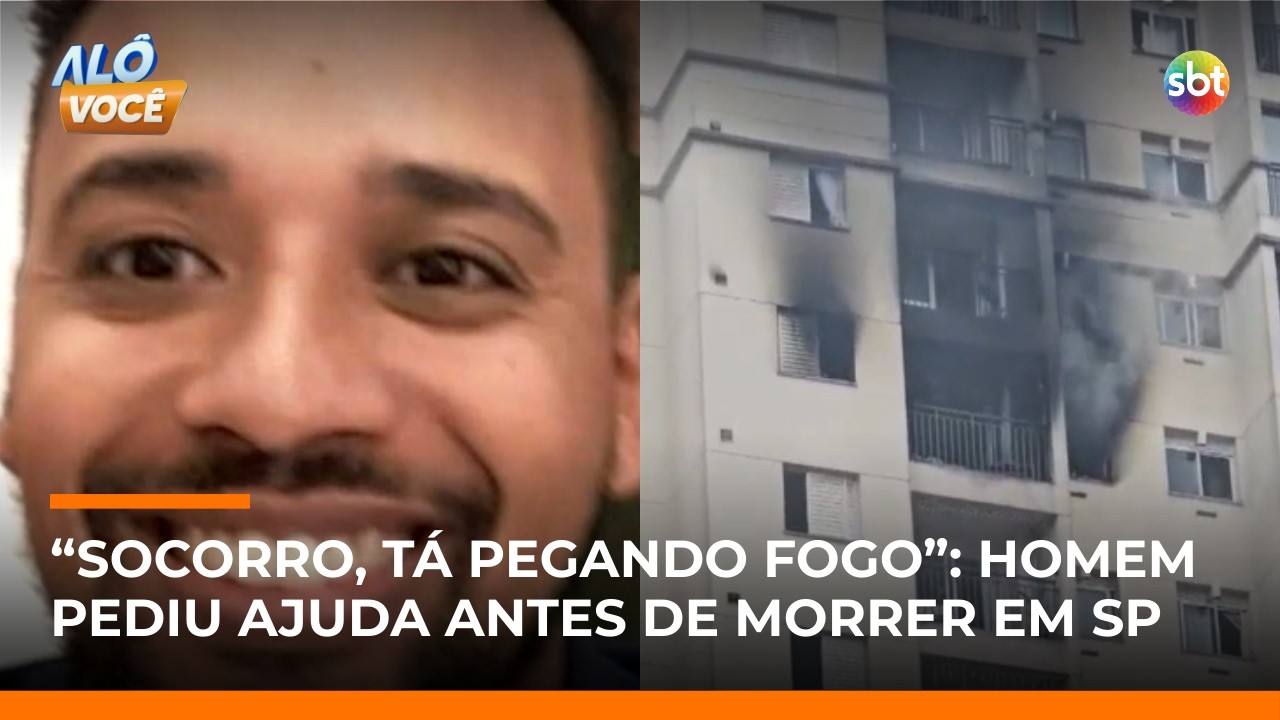 Pedido de socorro enviado por morador antecede incêndio fatal em São Bernardo (SP) | #AloVoce
