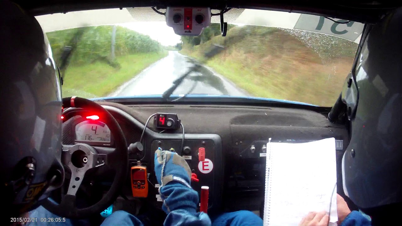 Rallye du Bocage 2017 ES7 - caméra embarquée Piau/Laforge