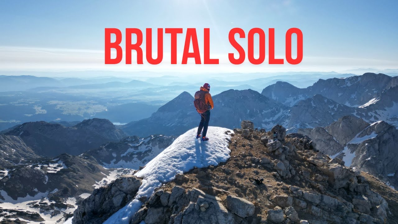 Montenegro's Toughest Solo? Bobotov Kuk OUT OF SEASON (Brutal Snow)
