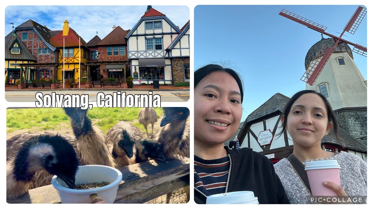 A Visit to Solvang, California + Ostrich/Emus Feeding 