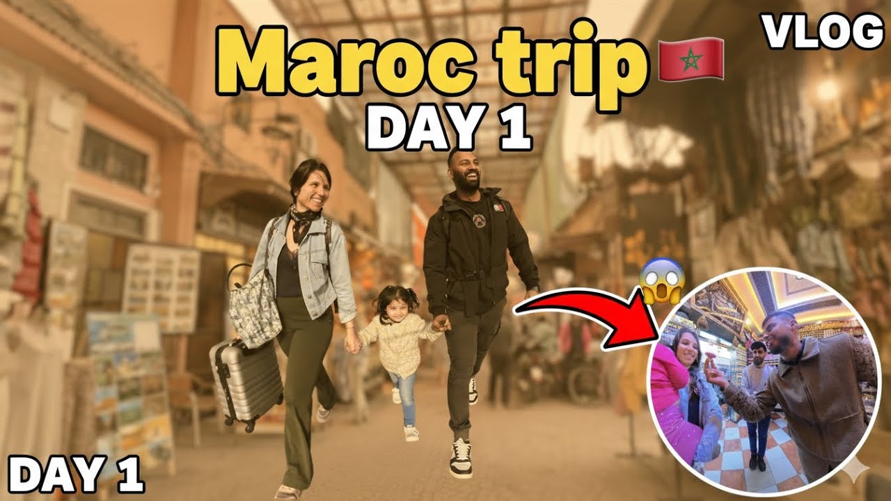 Marrakech Day 1: Arriving, Eating, and Exploring! We weren't expecting THIS 🤯