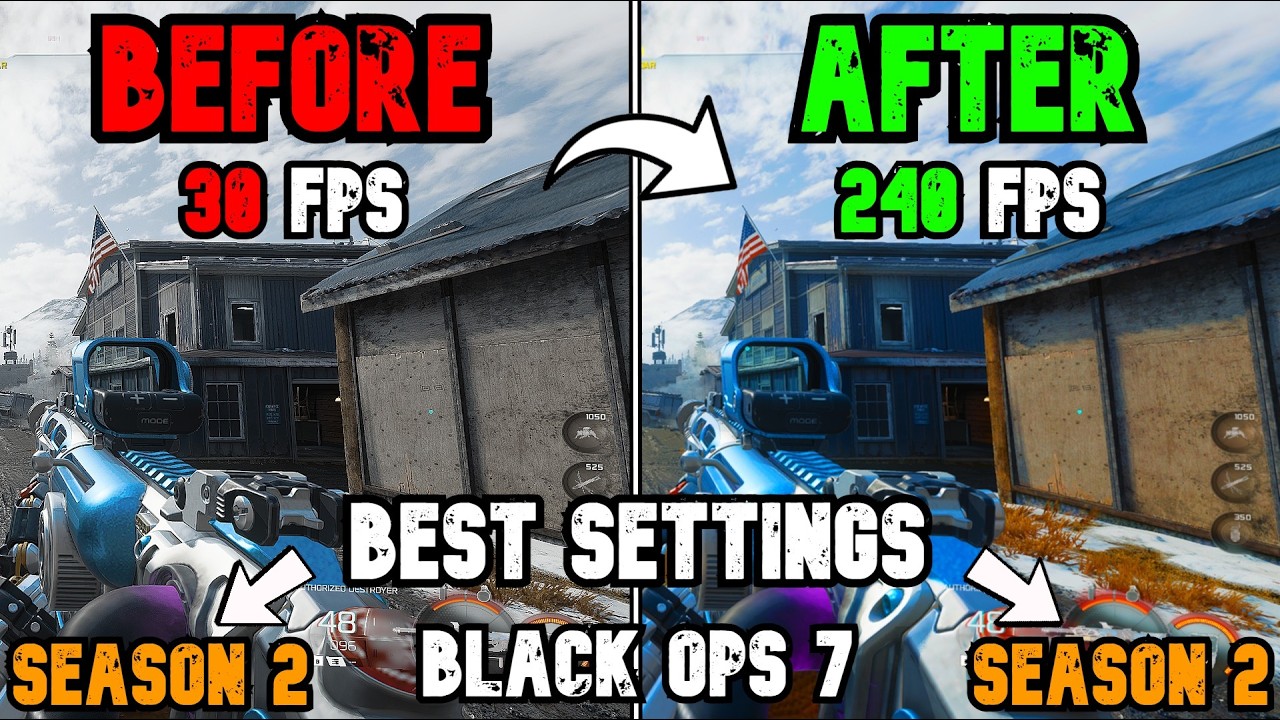 Лучшие настройки ПК для COD Black Ops 7! S2 RELOADED (Оптимизация FPS и видимости)