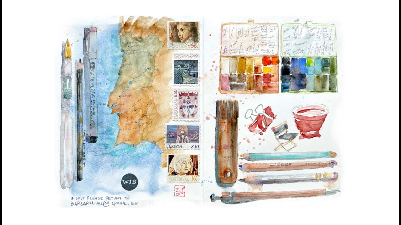 Filling the First Page of Your Travel Sketchbook