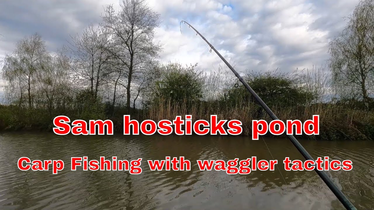 Carp Fishing with waggler tactics in Spring! april 2024
