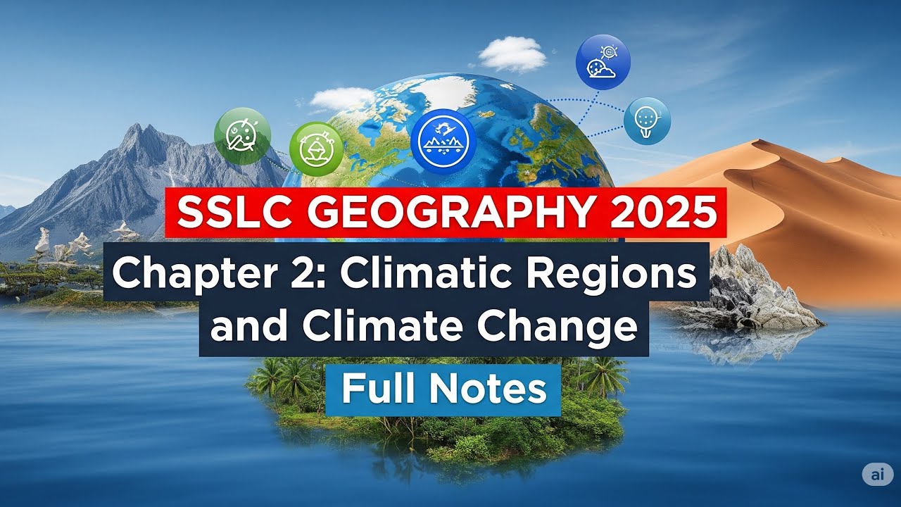 SSLC |geography Notes | Climatic Regions And climate change|