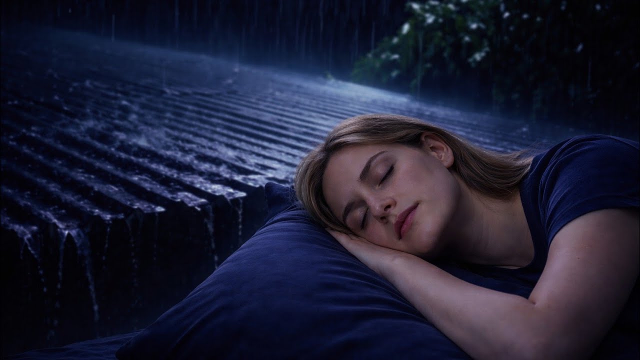 Deep Sleep in 3 Hours 🌧️ Relaxing Rain Sounds for Sleeping & Stress Relief #asmrrain #sleepsolution 