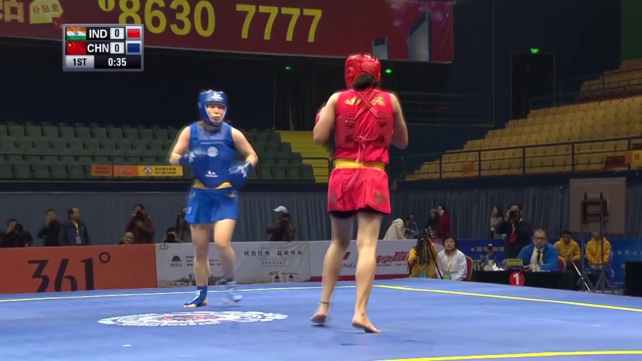 Sanshou Sanda 2016 World Cup Finals India vs China 56 Kg Women