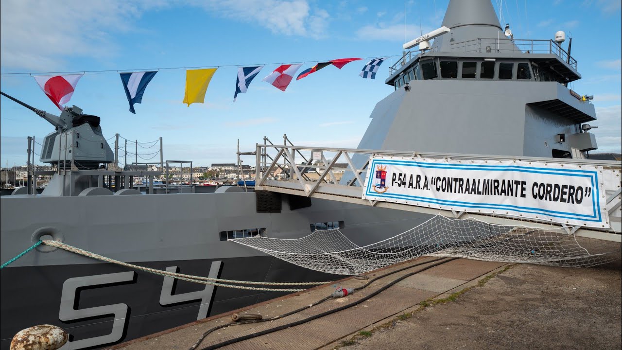 Argentine Navy receives 4th OPV 87 'A.R.A Contraalmirante Cordero'